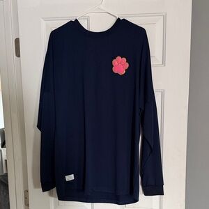 Simply Southern “Dog Lover” oversized long sleeve shirt.